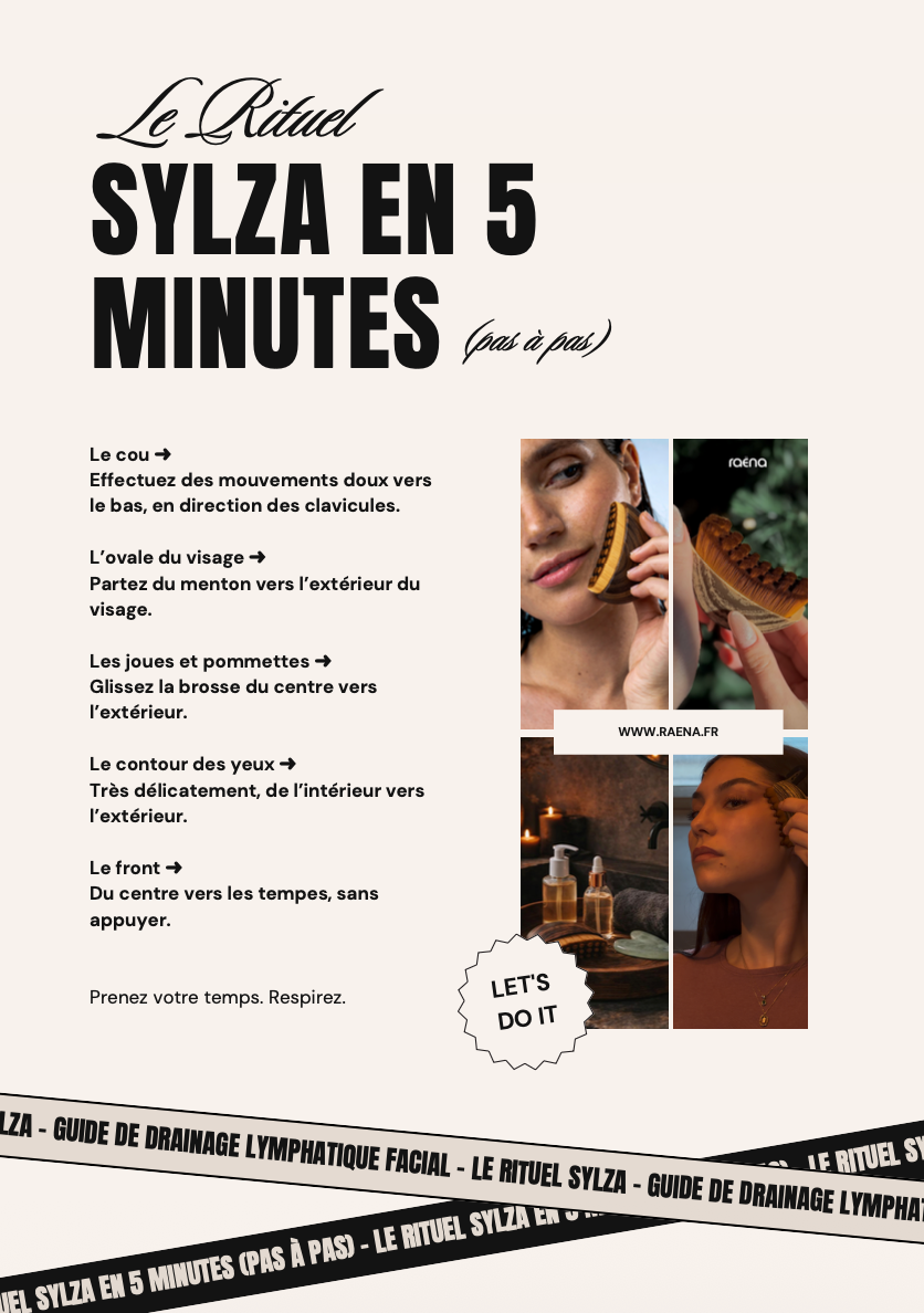 L’Essentiel Sylza™ — Le guide du drainage lymphatique facial